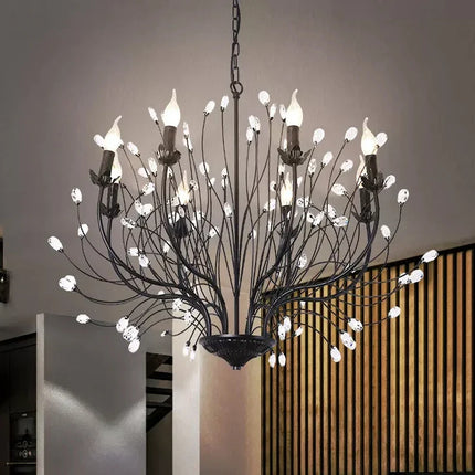Lustre LED en cristal pour intérieur élégant et moderne — LZ4X9P2