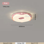 Lampe de plafond rose / 3 Température de couleur