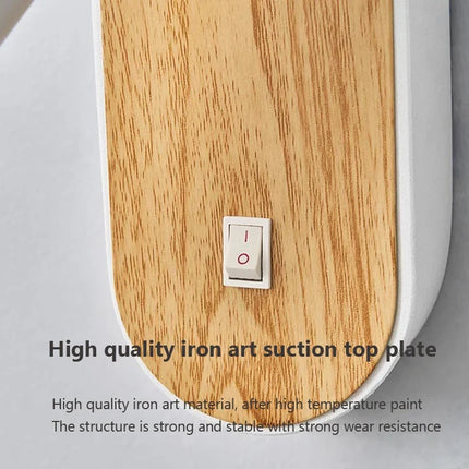 Applique murale LED en bois au design nordique décoratif intérieur — LZ4P9XJ