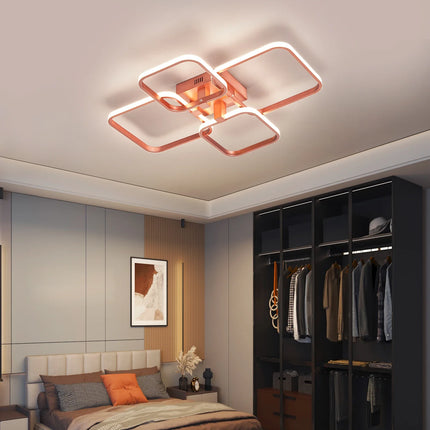 Lustre moderne en métal pour décoration intérieure élégante — LZ4X9P
