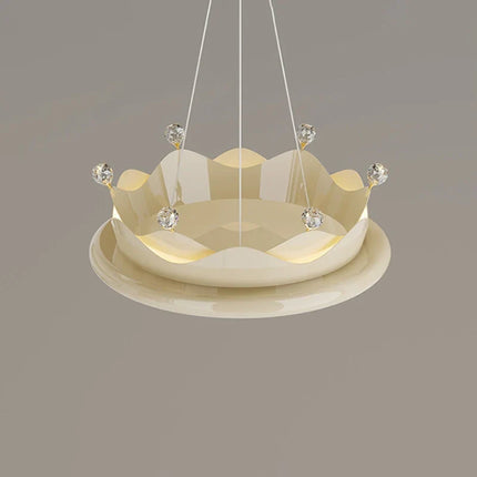 Lustre en cristal romantique pour chambre d'enfant princesse — LZ4P9X