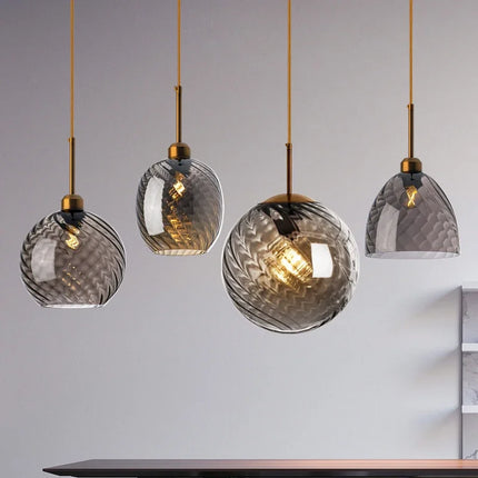 Suspension en verre pour éclairage décoratif intérieur moderne — LZ4X9T