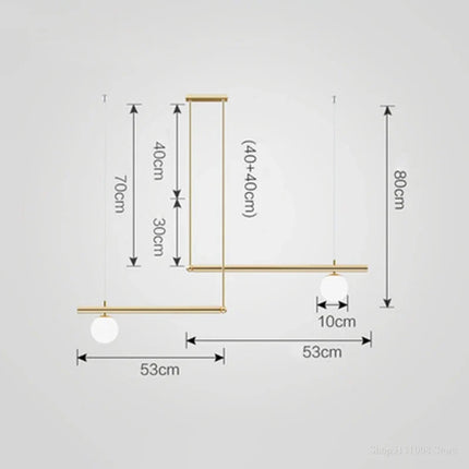 Lustre suspension moderne avec abat-jour en verre style nordique — LZ4P9XQ