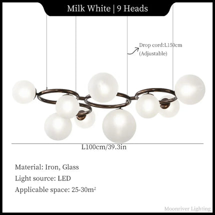 Lustre créatif moderne pour décoration intérieure unique — LZ4N7Q2
