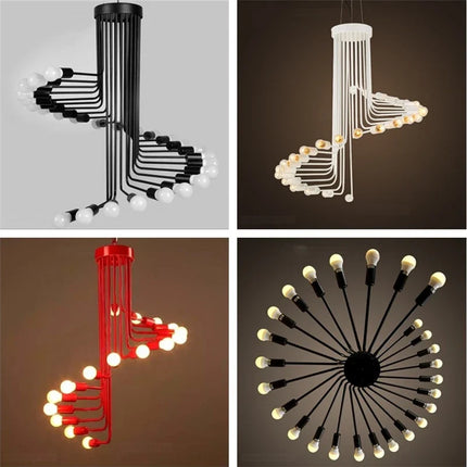 Lustre LED nordique pour loft et restaurant — LZ4X9T1