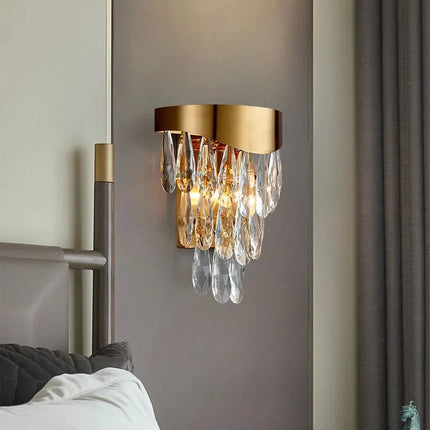 Applique murale élégante en cristal pour décoration intérieure — LZ4X9T