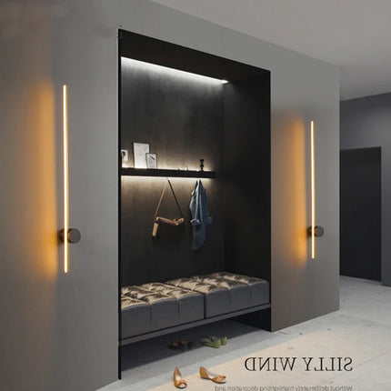 Applique murale LED en cuivre au design minimaliste pour ambiance chaleureuse — LZ4X9T2
