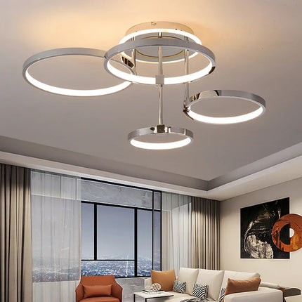 Plafonnier LED moderne au design élégant pour intérieur lumineux — LZ4QJ7M2