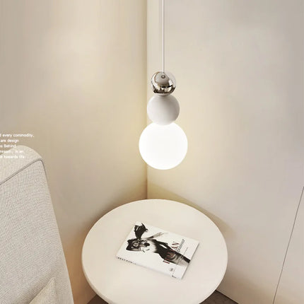 Suspension nordique en verre blanc à fil réglable — LZ4X9P