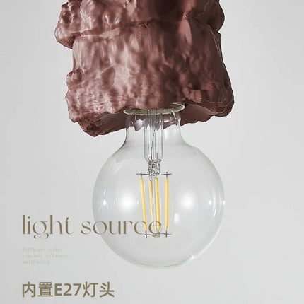 Suspension décorative en résine style wabi-sabi pour intérieur — LZ4QJ7M