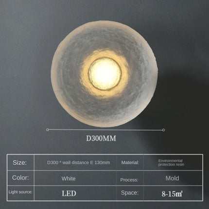 Applique murale ronde LED pour intérieur et extérieur — LZ4X9P2