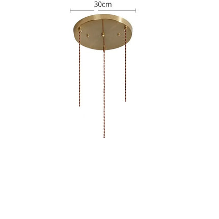 Suspension LED style nordique avec fleurs en verre — LZ4X9P2