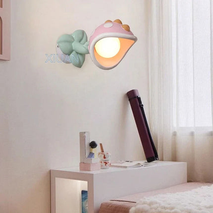 Applique murale fleur en résine PE pour chambre enfant — LZ4X9T2