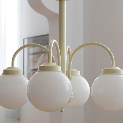 Lustre en verre au style rétro nordique pour décoration intérieure — LZ4X9P