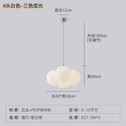 Lustre en verre pour éclairage décoratif intérieur moderne — LZ4X9P