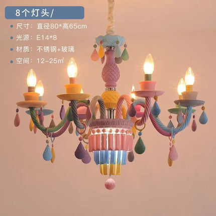 Lustre cristal arc-en-ciel design kawaii pour chambre enfant — LZ4Q9T2