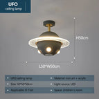 Lampe vaisseau spatial OVNI / 3 couleurs