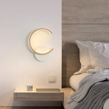Applique murale LED en bois au design moderne — LZ4X9P2