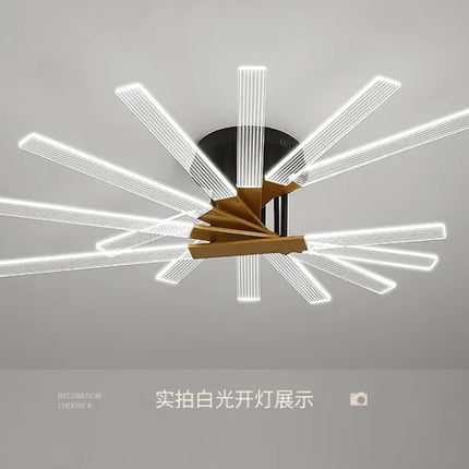 lustre acrylique dimmable moderne pour décoration intérieure élégante