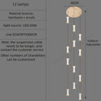 12 lampes / Lumière blanche