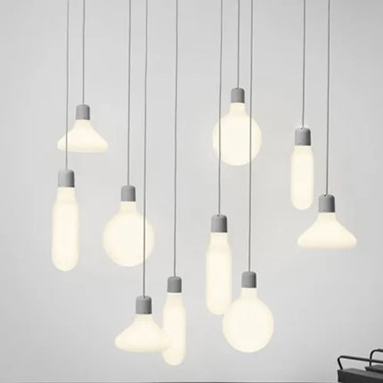 Suspension tube à essai en verre design suédois pour loft — LZ4G7M2