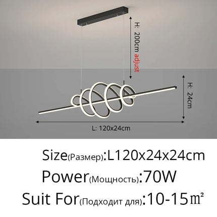 Lustre LED moderne pour éclairage intérieur élégant — LZ4X9P2