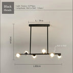 Black 6head Clear / Warm White / CHINA