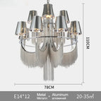 Argent 12 lampes / Lumière froide