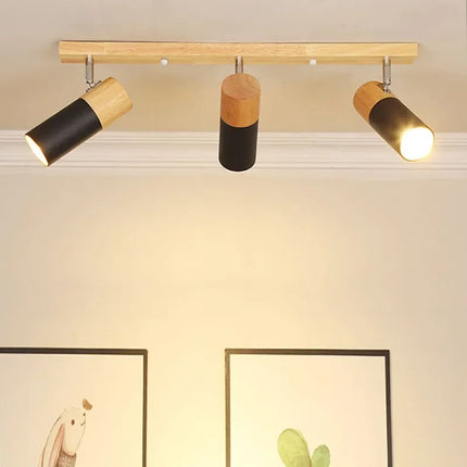 Spot rotatif en bois style nordique pour vestiaire — LZ4QJ7M