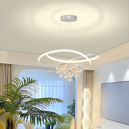 Lustre suspension moderne au design intérieur élégant — LZ4X9P