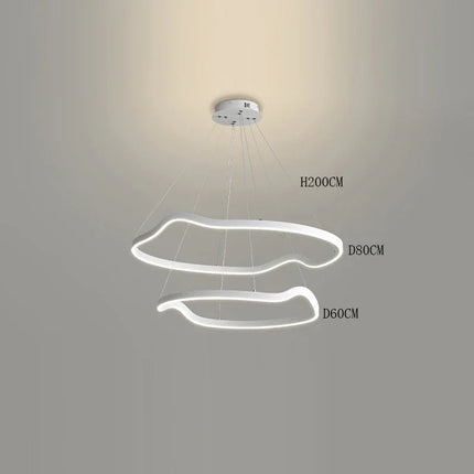lustre suspension led pour éclairage intérieur moderne
