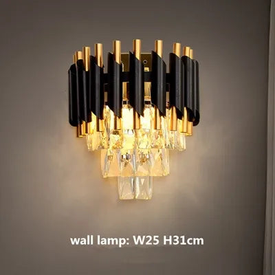Lustre suspension moderne en cristal K9 LED — LZ4X9P2