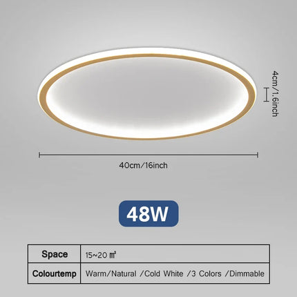 Plafonnier LED ultra fin avec design nuages et éclairage intelligent — LZ4P9XQ
