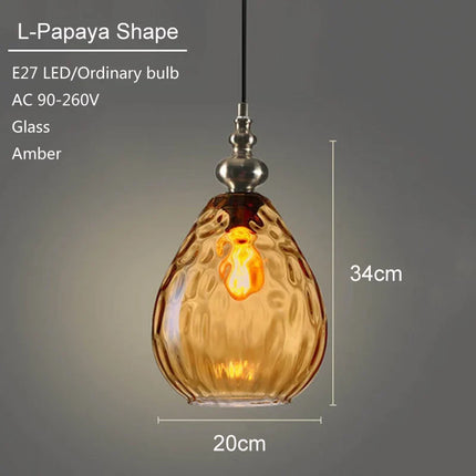 Suspension en verre au design moderne pour décoration intérieure — LZ4X9P