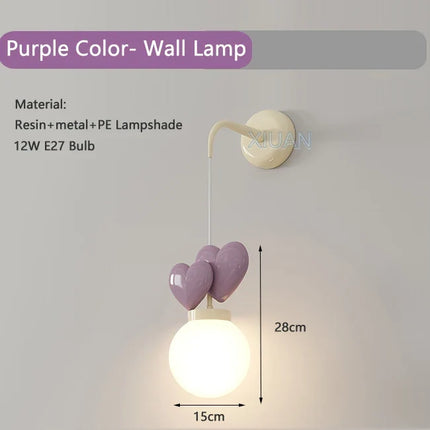 Suspension en forme de cœur pour chambre d’enfant princesse — LZ4P9X