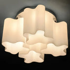4 têtes de plafond / Lumière chaude