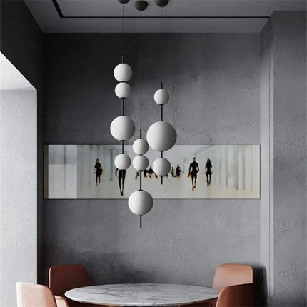 Suspension design en perles pour décoration intérieure moderne — LZ4X9Q