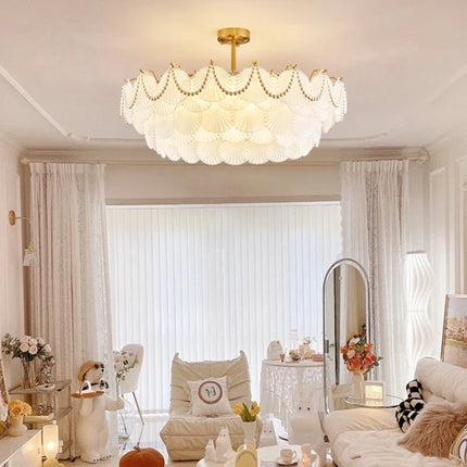 Lustre en cristal forme coquille Feng Shui — LZ4X9T2