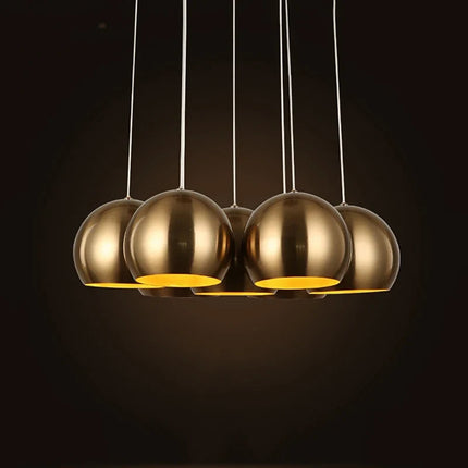 Suspension boule en métal style rétro américain pour bar et restaurant — LZ4F7Q2