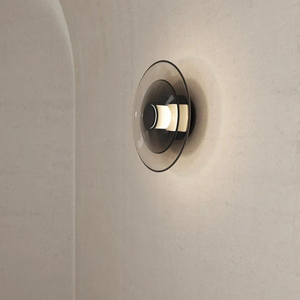 applique murale led en verre design créatif minimaliste pour intérieur