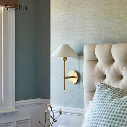 Applique murale design en tissu pour éclairage intérieur moderne — LZ4X9P