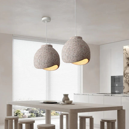 Lustre suspension style wabi sabi nordique pour bar et restaurant — LZ4P9XQ