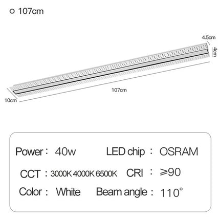 Spot LED encastrable magnétique pour éclairage intérieur linéaire moderne — LZ4X9P2