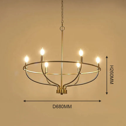 Lustre suspension multi-têtes style industriel et loft en fer — LZ4X9M