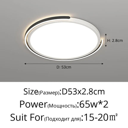 Plafonnier LED pour éclairage décoratif intérieur moderne — LZ4X9T