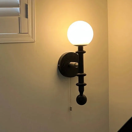Applique murale vintage haut de gamme avec interrupteur à tirette — LZ4X9P2