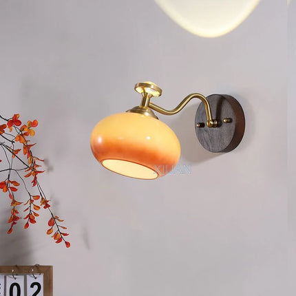 Applique murale vintage en verre effet rétro pour éclairage hôtelier — LZ4R7Q9B