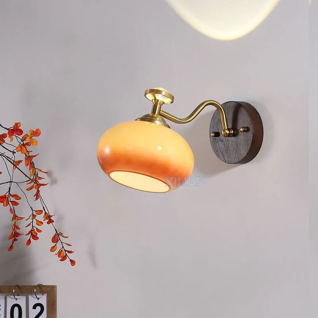 Applique murale vintage en verre effet rétro pour éclairage hôtelier — LZ4R7Q9B