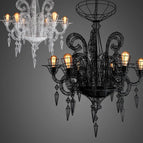 Noir / Lumière chaude
