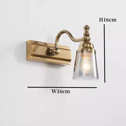 Applique murale vintage en bronze élégant — LZ4X9T2